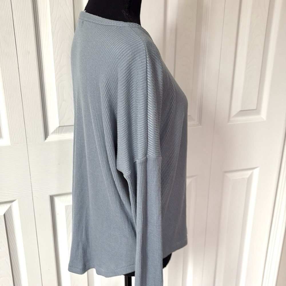 rag & bone Ribbed Drop Shoulder Top - Picture 7 of 14